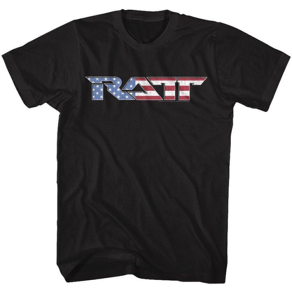 Ratt Flag Logo Glam Metal Rock Fan Unisex T-Shirt